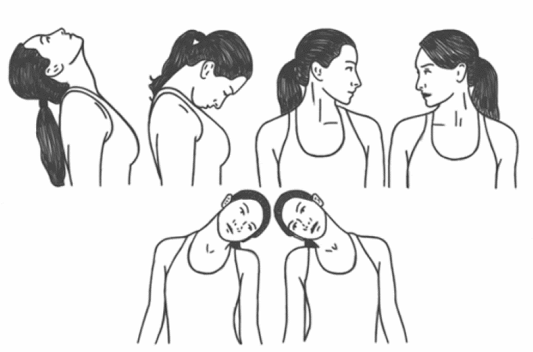 Một số động tác vận động khớp cổ hỗ trợ giảm đau vai gáy