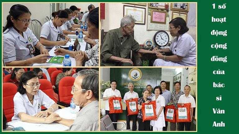 Những hoạt động chăm sóc sức khỏe vì cộng đồng của bác sĩ Vân Anh