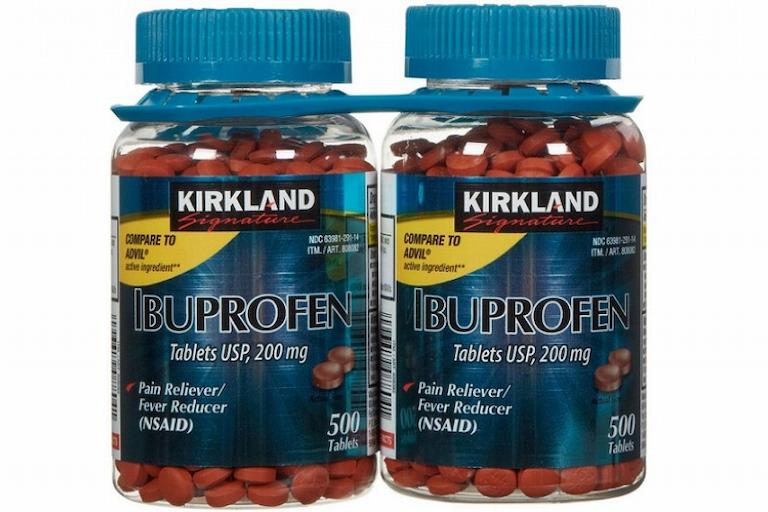 Sản phẩm thuốc Ibuprofen KirkLand xuất xứ từ Mỹ