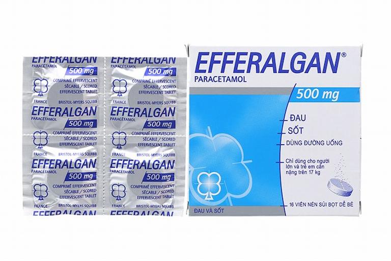 Thuốc đau đầu Efferalgan 500mg dạng viên sủi