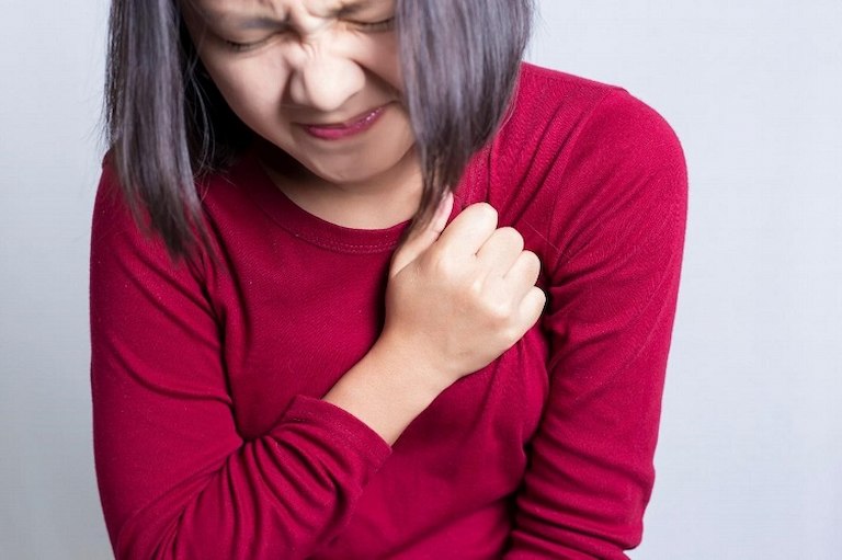 Đau tức ngực, khó thở là triệu chứng điển hình khi mắc bệnh
