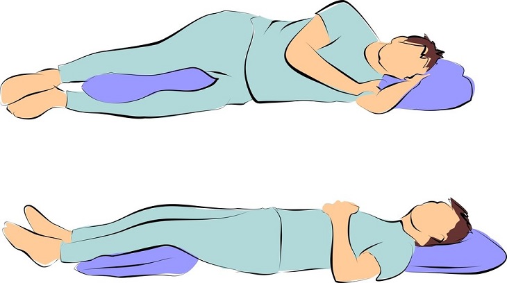 Tư thế ngủ đúng sẽ giúp người đau vai gáy giảm đau hiệu quả