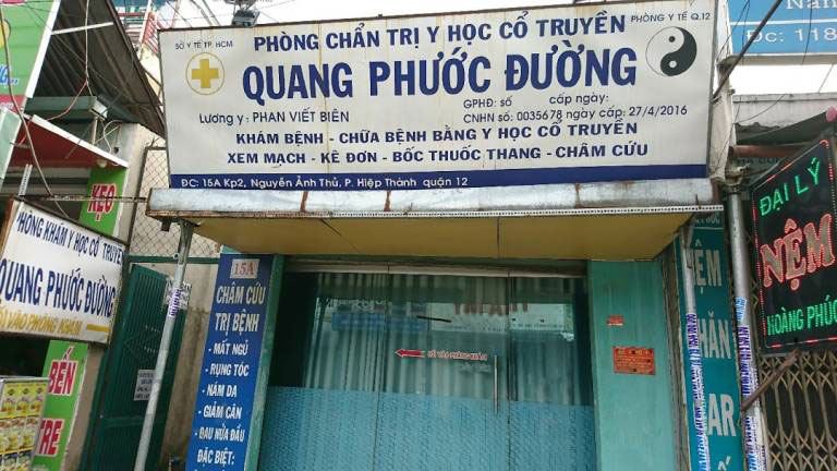 Địa chỉ châm cứu quận 12 uy tín tại phòng khám Quang Phúc Đường