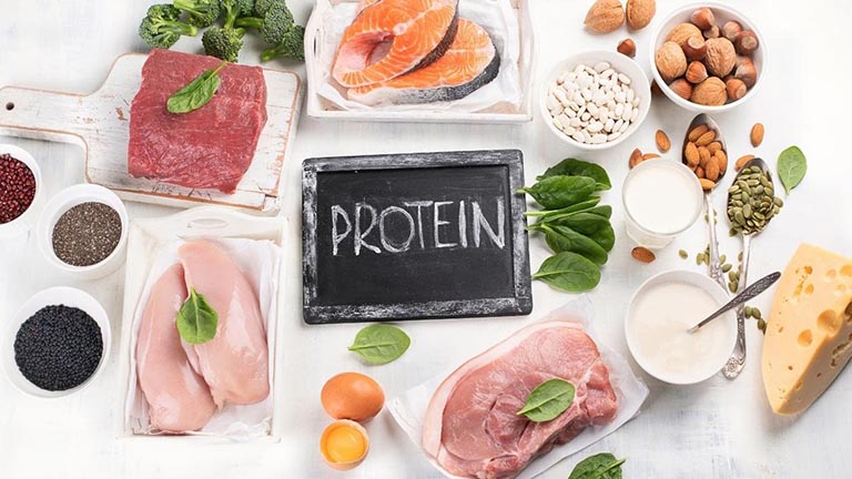 Bổ sung protein là cách giảm mỡ bụng cho nữ giới
