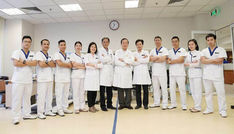 Đội ngũ bác sĩ của Trung tâm phục hồi chức năng thuộc Bệnh viện Vinmec