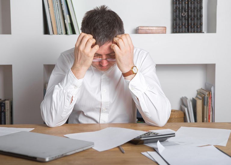 Căng thẳng mệt mỏi có thể dẫn đến đau đầu