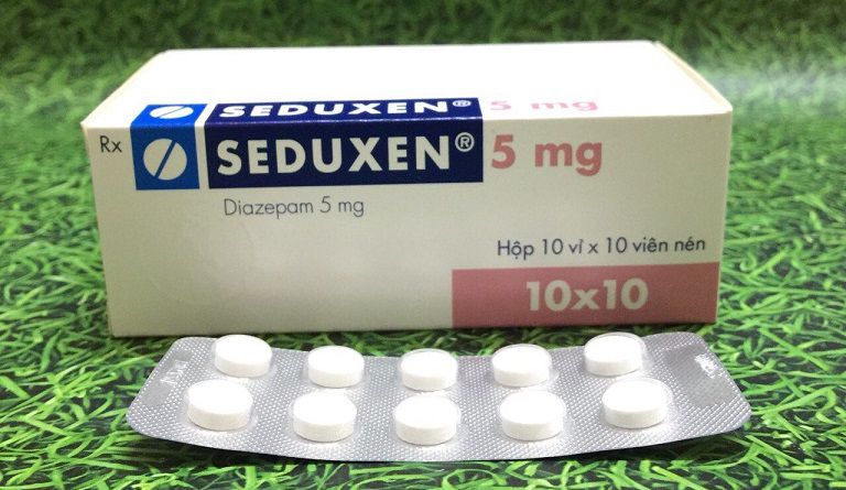 Thuốc ngủ Seduxen có thành phần chính là hoạt chất Diazepam