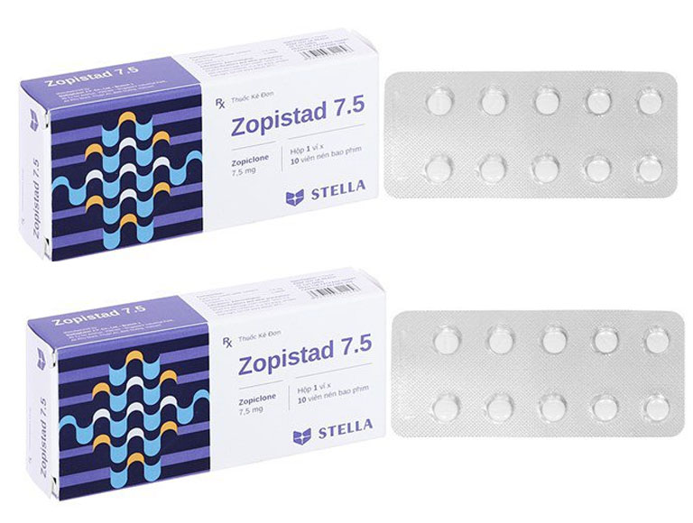 Giá 1 hộp thuốc Zopistad khoảng 35.000 đồng