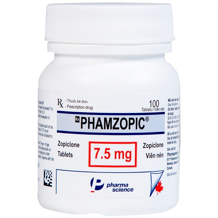 Phamzopic 7.5mg là thuốc thuộc nhóm thuốc ngủ và thuốc an thần