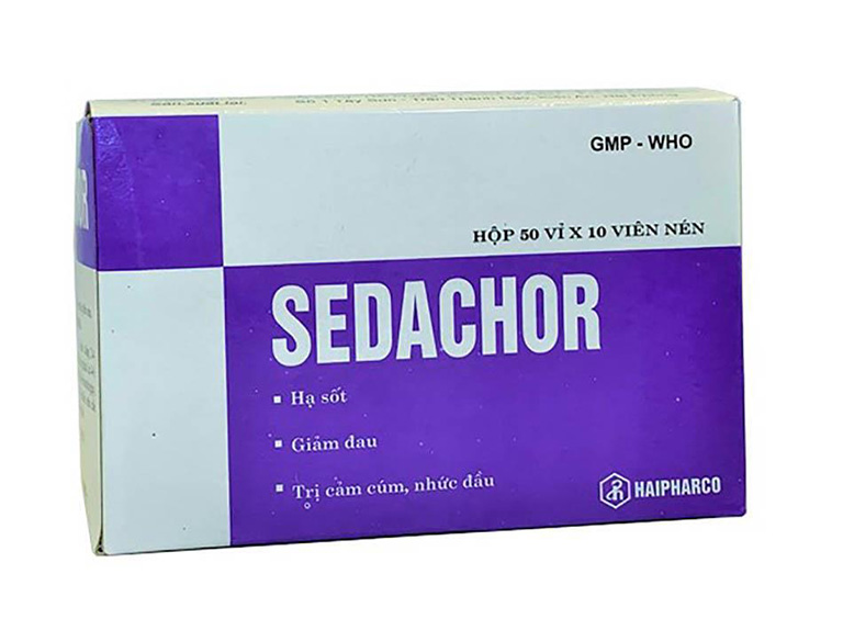 Tác dụng thuốc Sedachor được nhà sản xuất thông tin rõ ràng