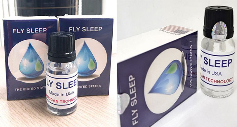 Fly Sleep dễ hoà tan trong nước, không có mùi vị
