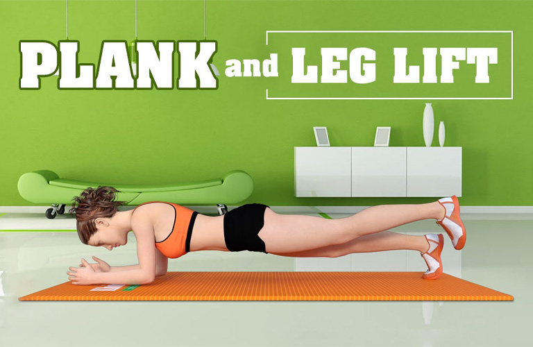 Plank nâng từng chân là một biến thể của plank cơ bản