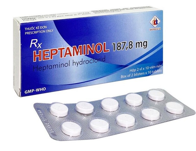 Thuốc Heptaminol được dùng để điều trị huyết áp thấp