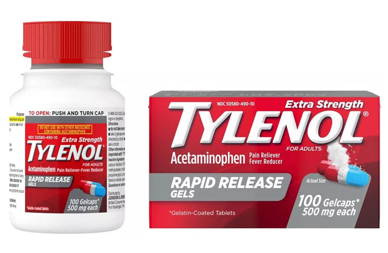 Tylenol 500mg được sử dụng với mục đích giảm đau mức độ nhẹ