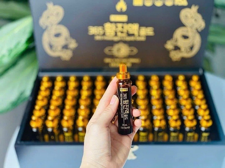 Tinh chất 365 Hwangjin Liquid Gold Hàn Quốc giúp tăng cường sức khỏe 